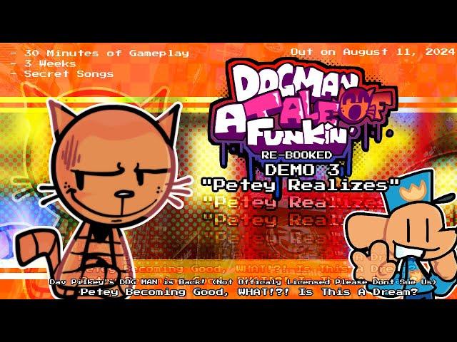 FNF: Dog Man: A Tale of Funkin' Rebooked (DEMO 3) Gameplay (Friday Night Funkin' Vs. Dog man)