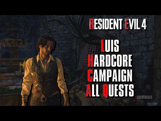 Resident Evil 4 Remake - Luis - Hardcore Playthrough