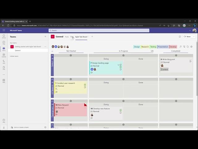 Revolutionize Task Management with Agile Task Board | Seamless Integration with Microsoft Teams
