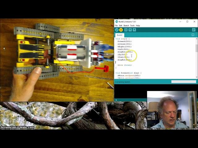 Motor hookup and control of the Crawler Hack