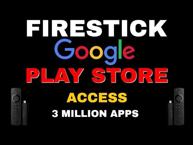 FIRESTICK ACCESS FULL GOOGLE PLAYSTORE 2022 UPDATE!