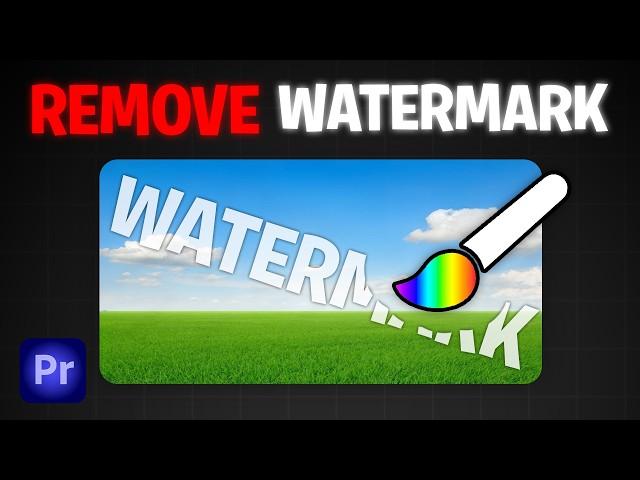 How To Remove a Watermark From Video in Premiere Pro