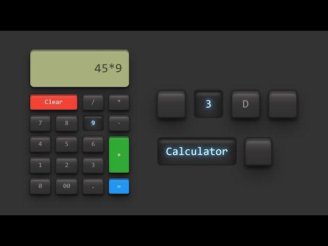 How to Make Calculator using Html CSS and Javascript