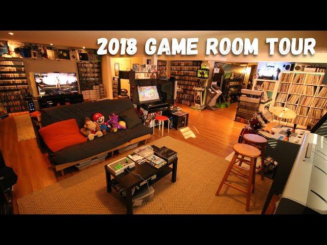 2018 Game Room Tour - 5500 Games & 80+ Systems (All Free!!!)