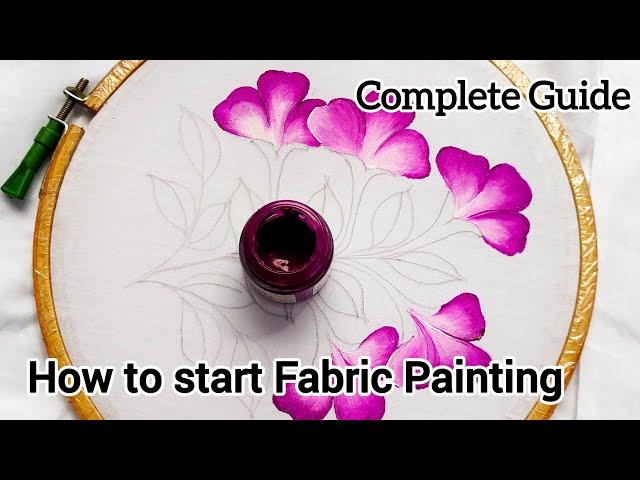 How to Start Fabric Painting ‍ Complete Guide  Online Painting Class Day 10