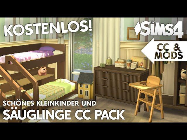 Sooo schön! Säuglinge & Kleinkinder Möbel  Die Sims 4 CC Pack als Download | Mods & CC Vorstellung!