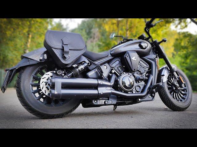 ЛУЧШЕ ЧЕМ V-Twin?! НЕТИПИЧНЫЙ КРУИЗЕР с движком как у спорта! Benda Dark Flag 500.