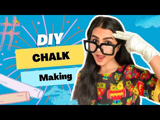 Made cutest Chalks  #crafteraditi #youtubepartner #diy #unboxing #shorts #asmr @CrafterAditi