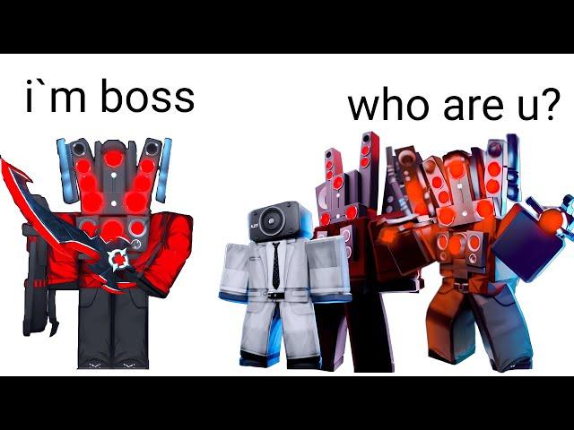 NEW Hyper Knife Titan meet other speakermen... (Meme)