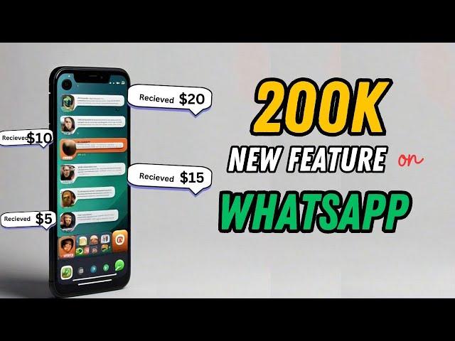 How To Earn 200k With WhatsApp New Feature | How to Make Money Online