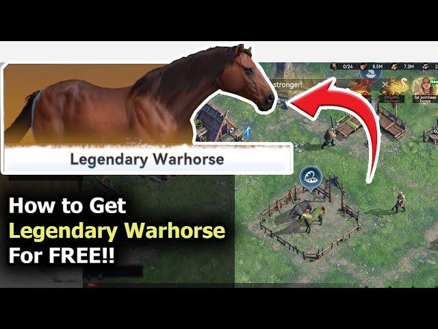How to get a Legendary Warhorse for FREE  || Viking Rise Gameplay || Viking Rise Fire Event