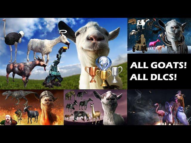 Goat Simulator: The GOATY - How to unlock ALL Goats/Mutators! [PS4]