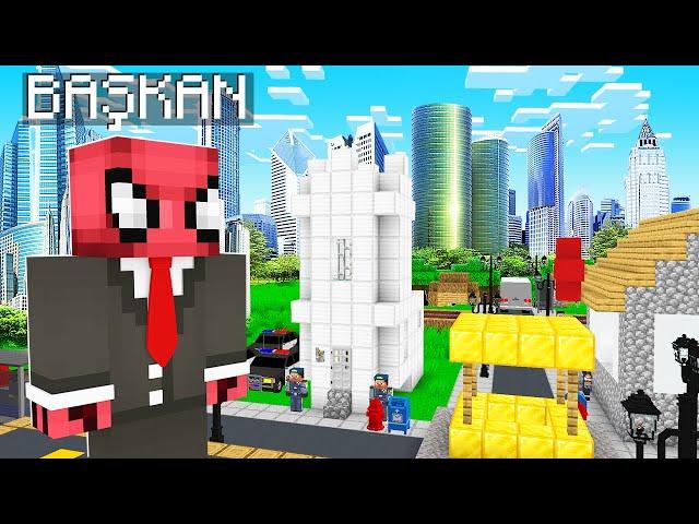 BAŞKAN FERİTED KÖYÜ GELİŞTİRDİ ️ - Minecraft