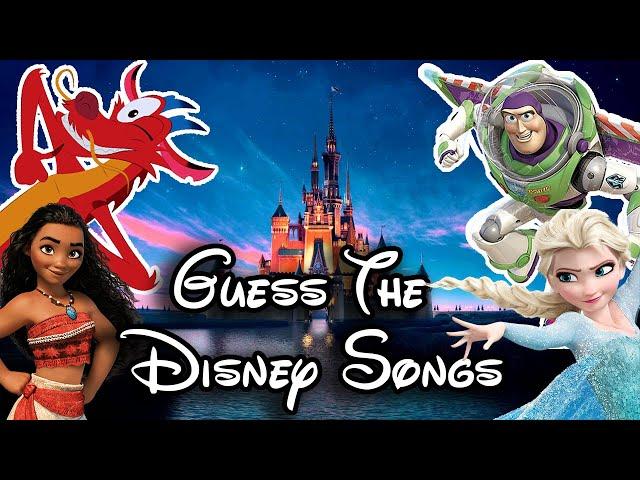 Guess The Disney Songs | 2020