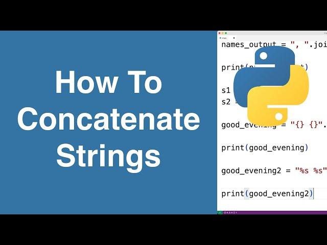 String Concatenation | Python Tutorial