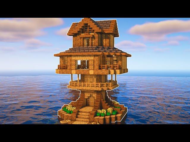 Minecraft Sea Survival Base Tutorial | Easy Guide