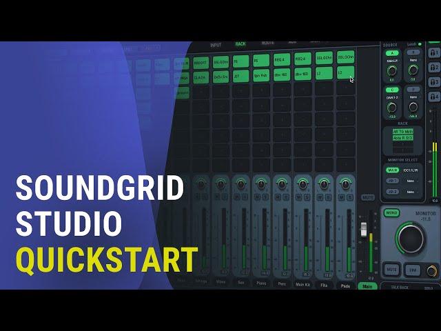 SoundGrid Studio Quickstart – Real-Time Plugin Processing in Your Studio