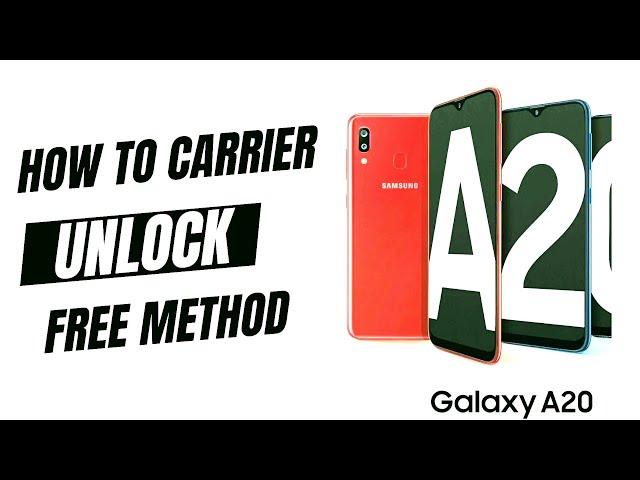 Samsung Galaxy A20 Unlock US Cellular