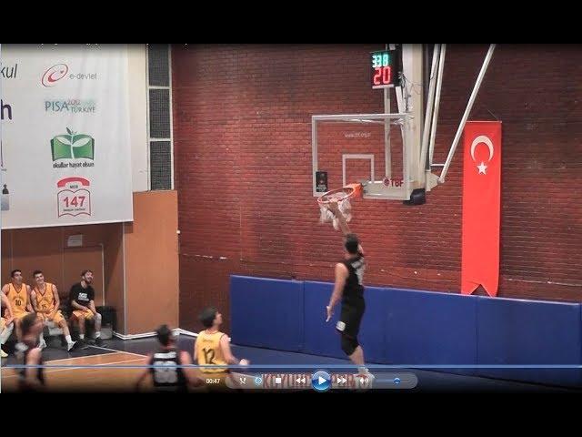 Mahmut Bahçecioglu "Smaç Böyle Basılır" (Ankara Kayı SK - Ankara Anadolu Basket - ABEL 1.Küme)