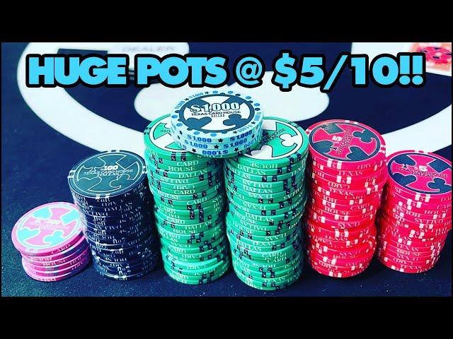 Multiple $10,000+ Stacks!! BIG Texas Poker ACTION! // Poker Vlog #60