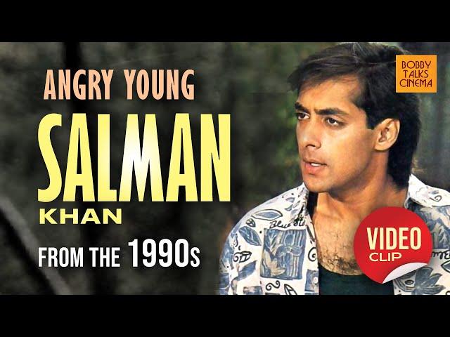 Angry Young Salman Khan in the 1990s against Yellow Journalism - Rare Old Bollywood Interview