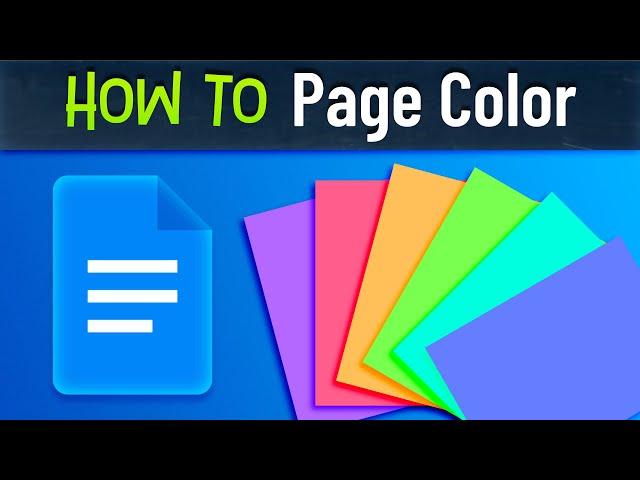 Google Docs How to Change Background Color Guide