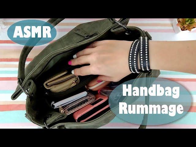 ASMR Handbag Rummage  • Switching Bags • No Talking