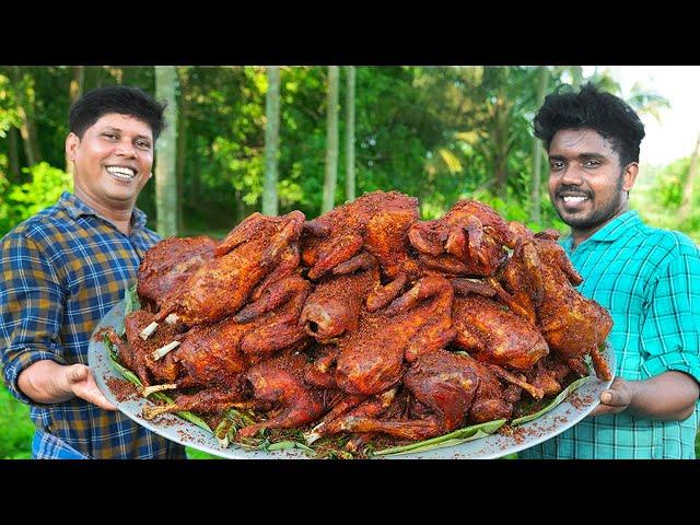 FULL CHICKEN ROAST | Whole Fried Chicken Recipe | Payyoli Chicken Cooking In Village