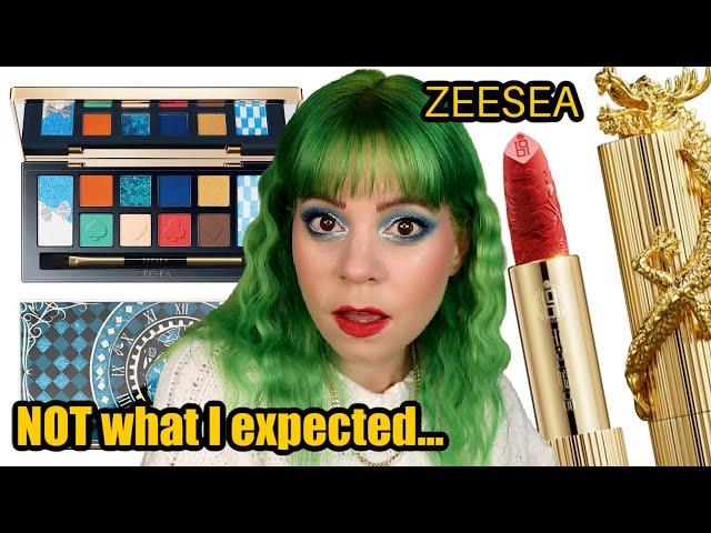 Their stuff is BEAUTIFUL, but is the quality actually good? Zeesea cosmetics try on