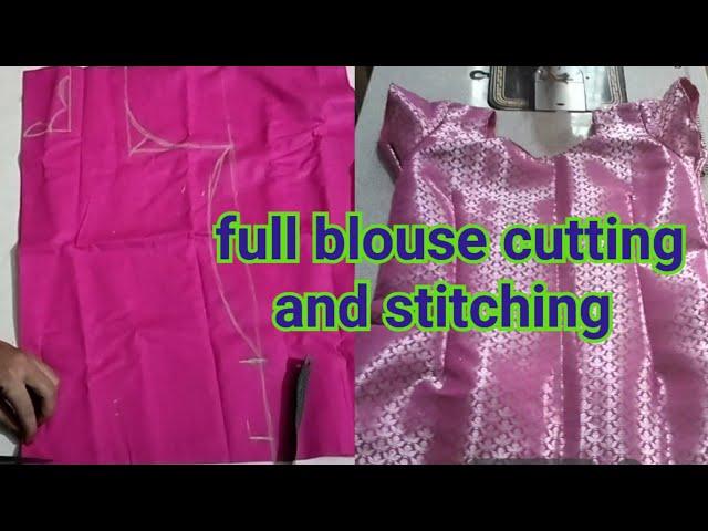 9 to 10 baby full blouse cutting & stitching || middle class thoughts