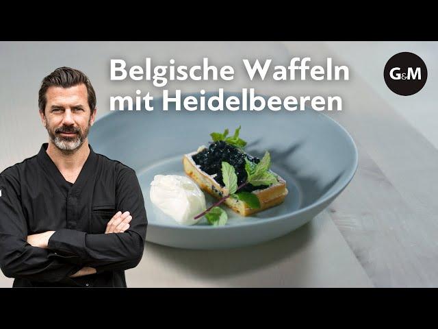 Rezept: Belgische Waffeln von Andreas Caminada | GaultMillau Schweiz