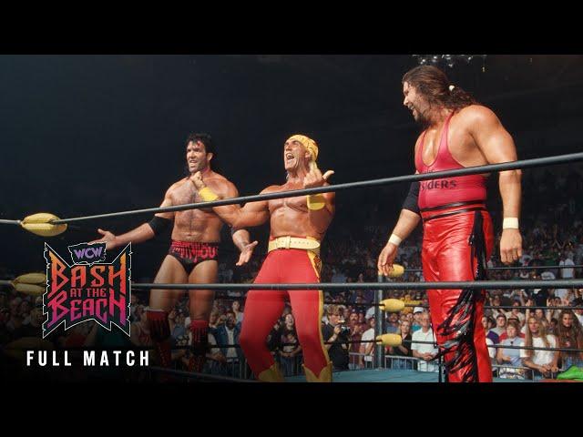 FULL MATCH: The Outsiders vs. Lex Luger, Sting & Randy Savage: WCW Bash at the Beach 1996