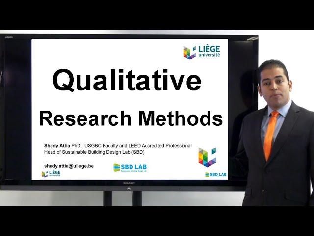 Qualitative Research Methods [SUB EN]