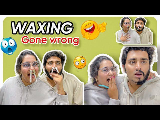 WAXING CHINTU GONE WRONG  | FUNNY VLOG  | CLEAN SHAVE PRANK  | NACH ️