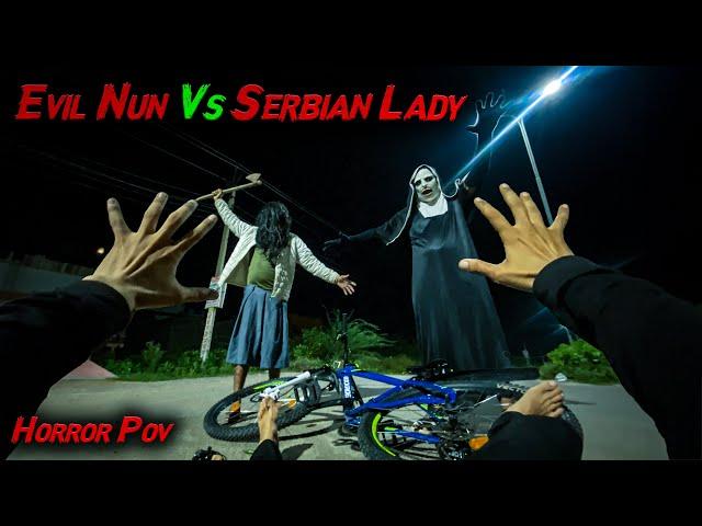 Serbian Dancing Lady vs Evil Nun | Part 20 | Horror pov | Flyingmeenaboi