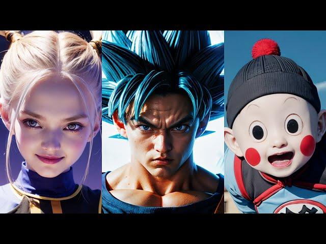 AI Renders Dragon Ball Characters in Real Life