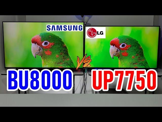 SAMSUNG BU8000 vs LG UP7750: 4K Smart TVs / Do they have HDMI 2.1 and Dolby Vision for Gaming?