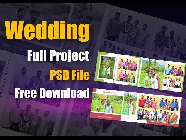 Get The Perfect Wedding Album With This Free Psd Download!