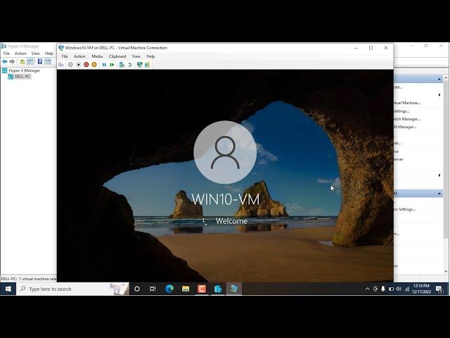 Create a Virtual Machine with Hyper-V on Windows 10 Pro  -  Step by Step