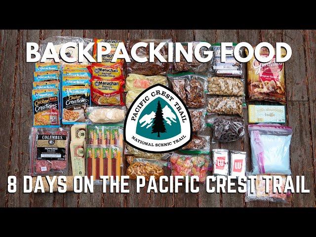 PCT 2020 | Backpacking Food For 8 Days on the Pacific Crest Trail