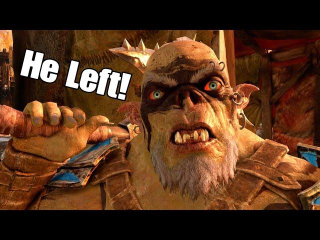 This Orc Knows That Celebrimbor Left Talion!!! - Shadow Of War