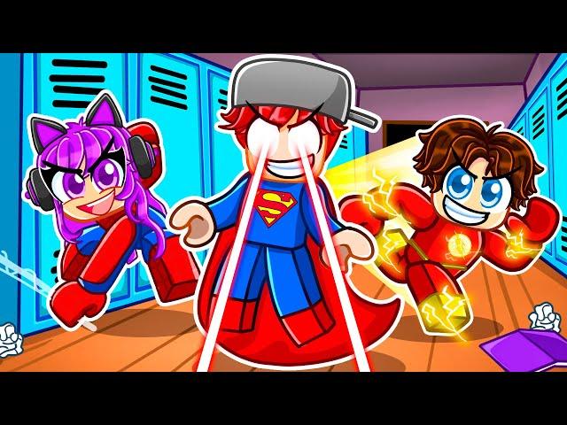 Gara Goes To SUPERHERO SCHOOL in Roblox!