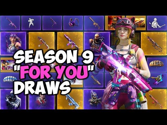 All New Season 9 "FOR YOU" Draws | COD Mobile | CODM