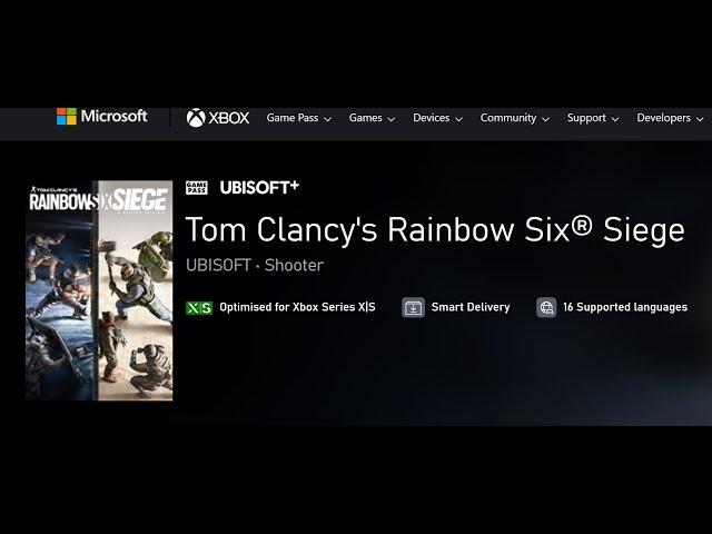 Fix Rainbow Six Siege Not Launching On Xbox Series X/S Console