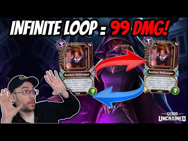 Infinite Loop = 99 Face Damage! | Gods Unchained