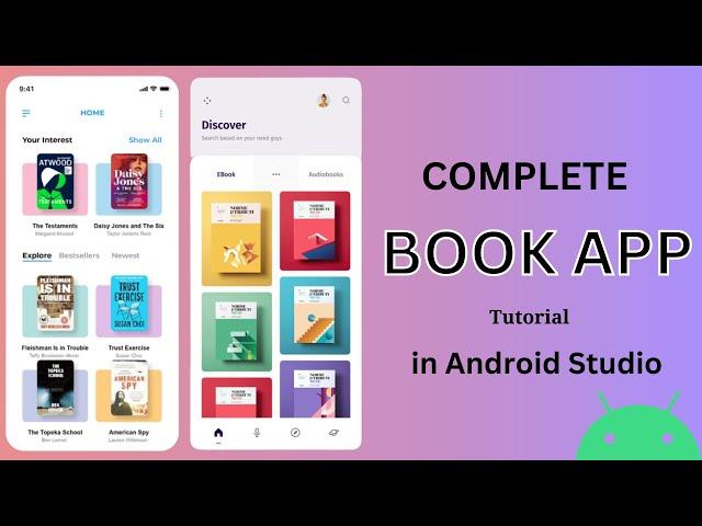 Create Book App in Android Studio | Make Book App in Android Studio | Pdf Book App in Android Studio