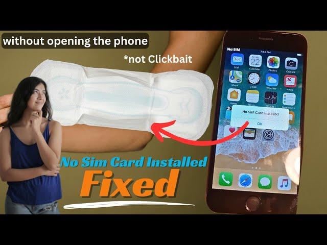 No SIM Card Installed / No SIM Error● without opening the phone 2024 / not Clickbait