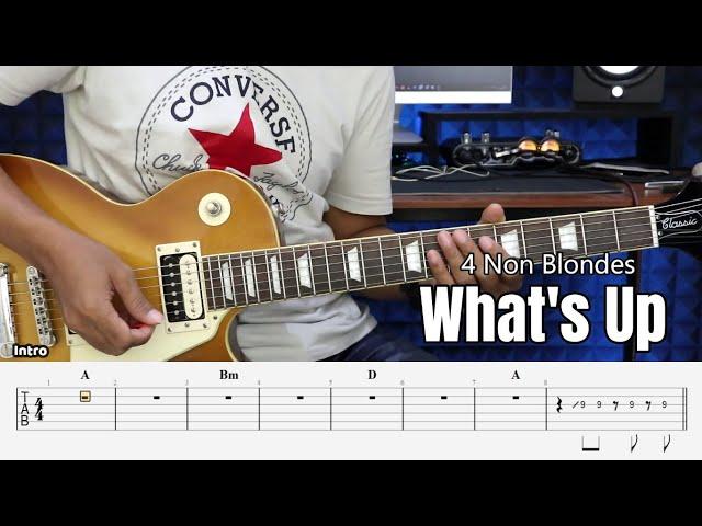 What's Up - 4 Non Blondes - Guitar Instrumental Cover + Tab