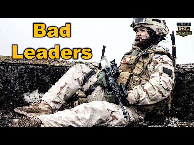 5 Characteristics of Bad Leaders