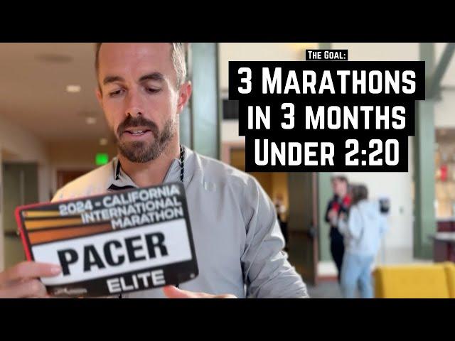 California International Marathon (CIM) Part 1